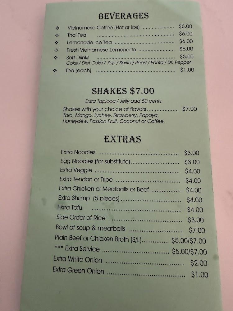 Yummy Phở Menu image 2